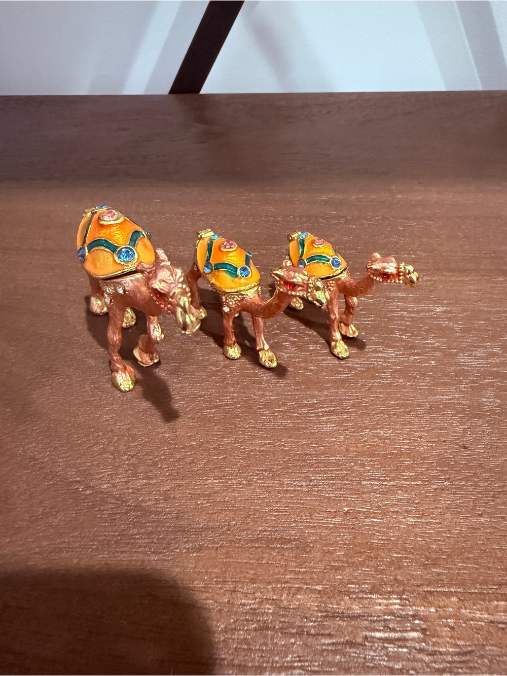Decorative Camel Set - Orange and Gold